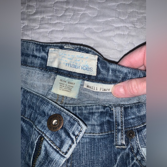Maurices Molli Flare Jeans - Size 13/14 Short - Picture 3 of 3